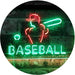Sports Man Cave Baseball LED Light Sign - Way Up Gifts