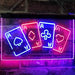Four Aces Poker Casino LED Light Sign - Way Up Gifts