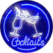 Cocktails LED Light Sign - Way Up Gifts