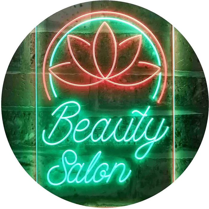 Flower Decor Beauty Salon LED Light Sign - Way Up Gifts