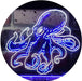 Sea Life Man Cave Ocean Decor Octopus LED Light Sign - Way Up Gifts