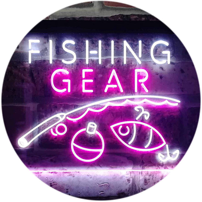 Bait Shop Fishing Gear LED Light Sign - Way Up Gifts