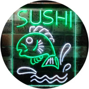 Fish Sushi LED Light Sign - LED Gift Works