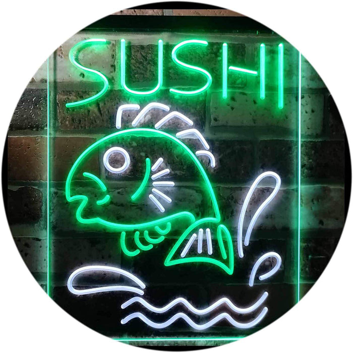 Fish Sushi LED Light Sign - Way Up Gifts
