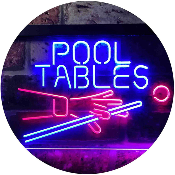 Billiards Pool Tables LED Light Sign - Way Up Gifts