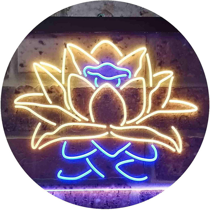 Lotus Flower LED Light Sign - Way Up Gifts
