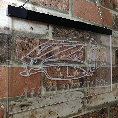 Body Shop Auto Detailing LED Light Sign - LED Gift Works