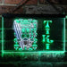 Surf Mask Man Tiki Bar LED Light Sign - Way Up Gifts