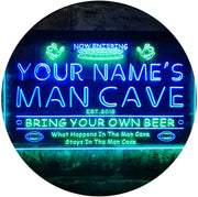 Personalized Sports Football Theme Man Cave LED Light Sign - LED Gift Works