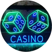 Dice Casino LED Light Sign - LED Gift Works