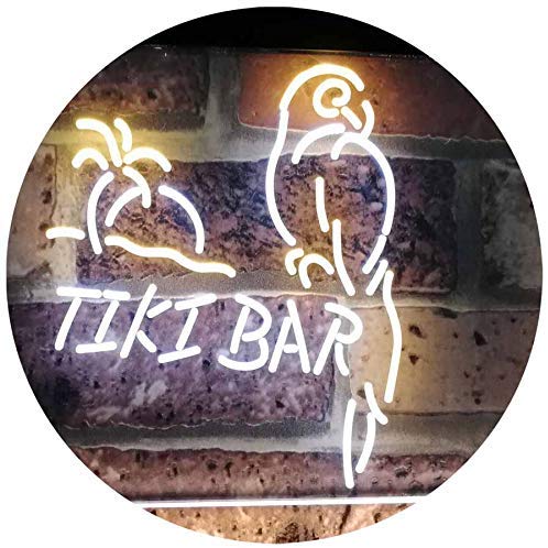 Parrot Tiki Bar LED Light Sign - Way Up Gifts