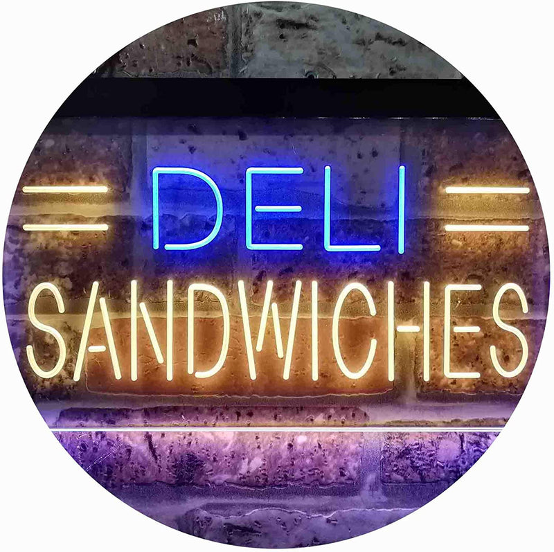 Deli Sandwiches LED Light Sign - LED Gift Works
