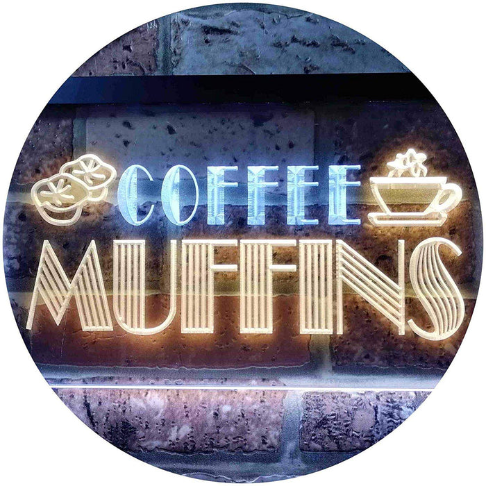 Bakery Coffee Muffins LED Light Sign - Way Up Gifts