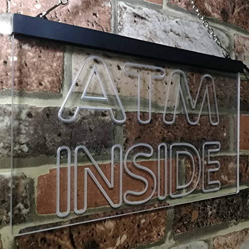 ATM Inside LED Light Sign - LED Gift Works