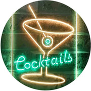 Cocktails LED Light Sign - LED Gift Works