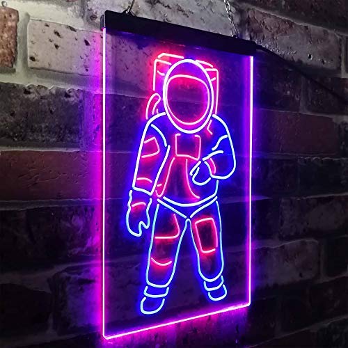 Kids Room Decor Astronaut LED Light Sign - Way Up Gifts