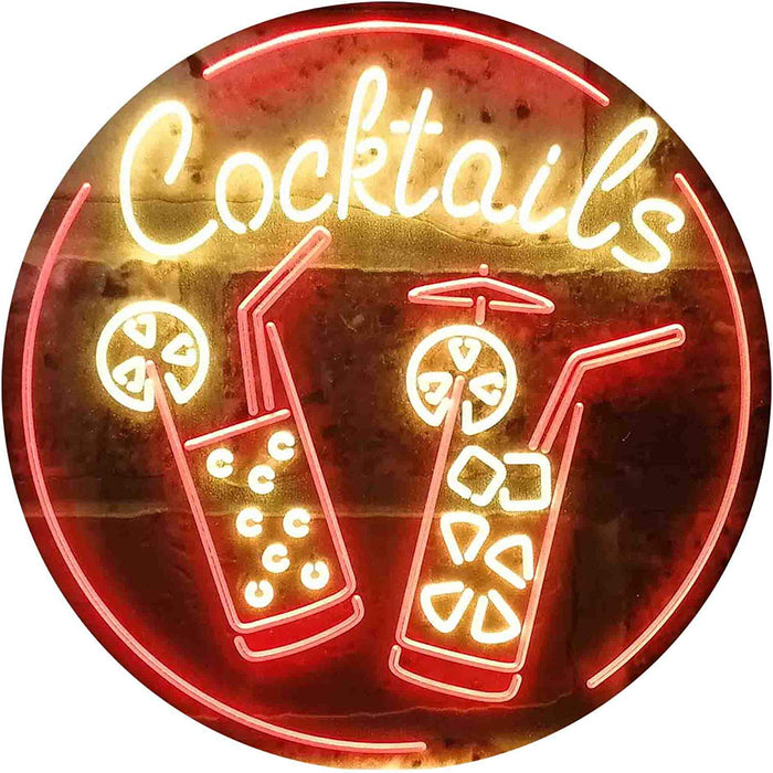 Cocktails LED Light Sign - Way Up Gifts
