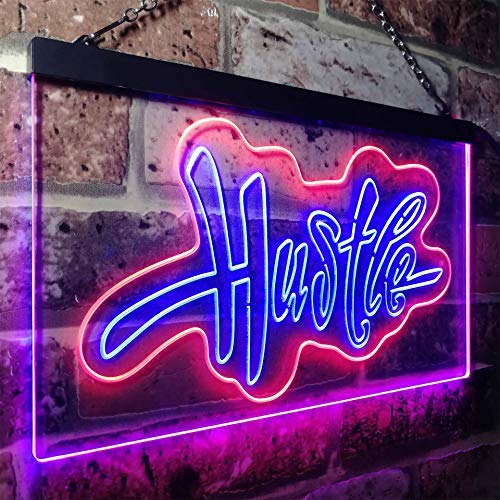Graffiti Hustle LED Light Sign - Way Up Gifts
