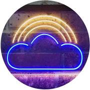 Rainbow Cloud Kids Room Decor LED Light Sign - LED Gift Works