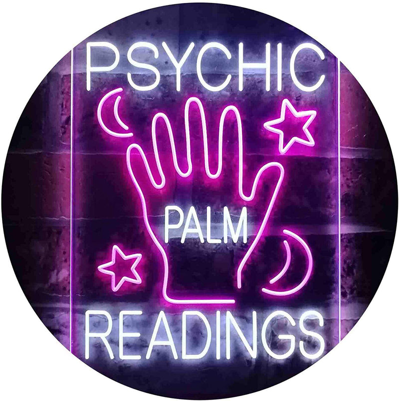 Fortune Teller Psychic Palm Readings LED Light Sign - LED Gift Works