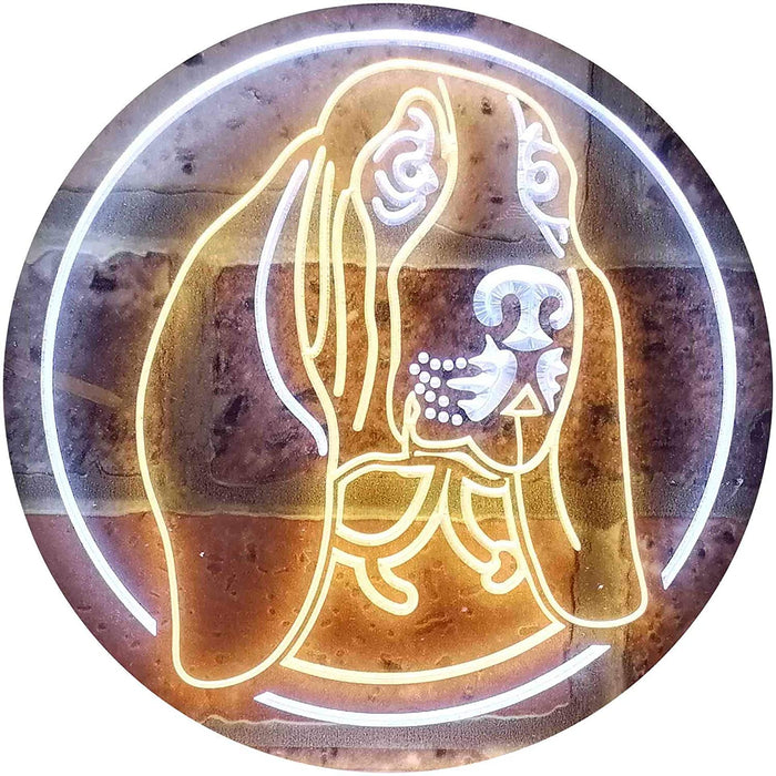 Basset Hound Dog LED Light Sign - Way Up Gifts