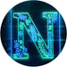 Family Name Letter N Monogram Initial LED Light Sign - Way Up Gifts