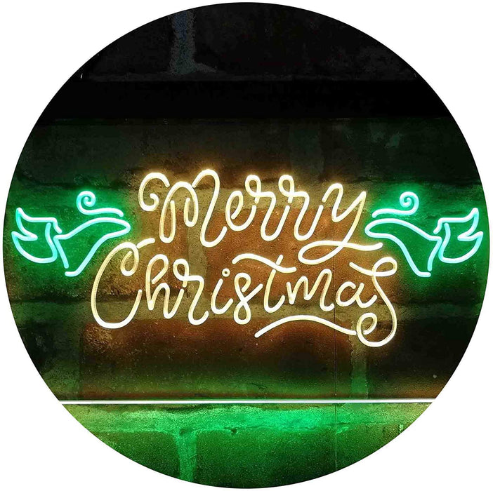 Merry Christmas Wing Decoration LED Light Sign - Way Up Gifts