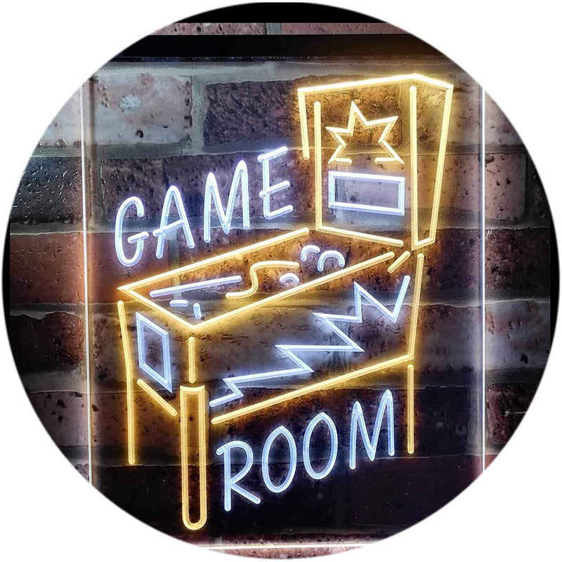 Pinball Game Room LED Light Sign - LED Gift Works