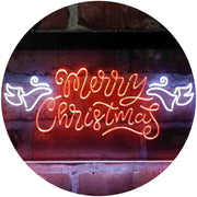 Merry Christmas Wing Decoration LED Light Sign - LED Gift Works