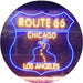 Chicago to Los Angeles Route 66 LED Light Sign - Way Up Gifts