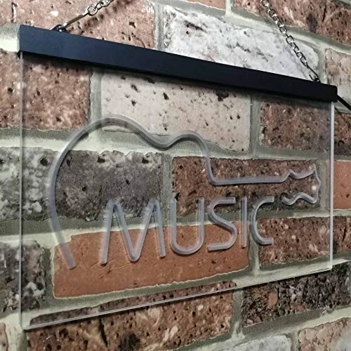Guitar Instruments Music LED Light Sign - Way Up Gifts