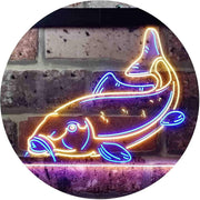 Cabin Fishing Bait Store Carp Fish LED Light Sign - LED Gift Works