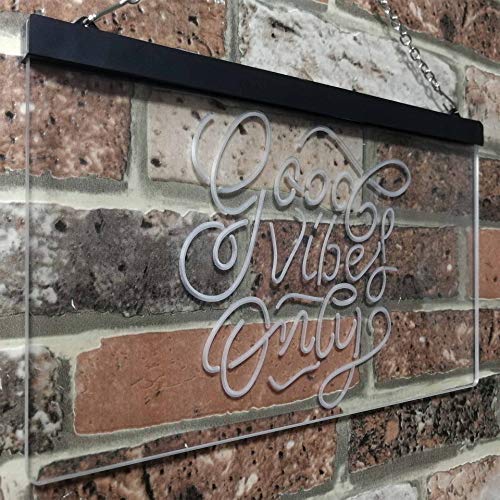 Good Vibes Only LED Light Sign - Way Up Gifts
