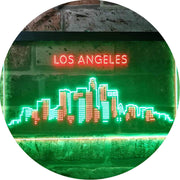 Los Angeles City Skyline LED Light Sign - LED Gift Works