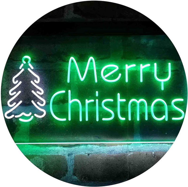 Merry Christmas Tree LED Light Sign - LED Gift Works