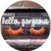 Eyelash Hello Gorgeous LED Light Sign - Way Up Gifts