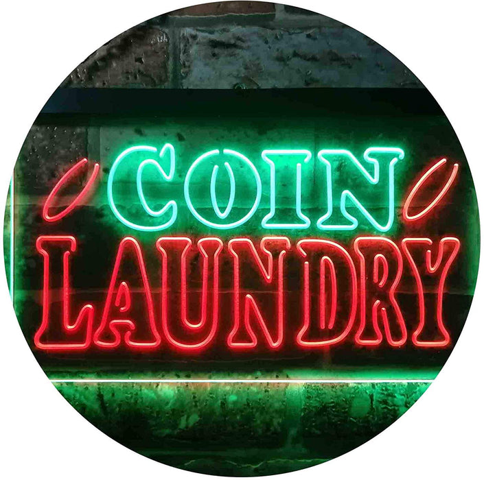 Laundromat Coin Laundry LED Light Sign - Way Up Gifts