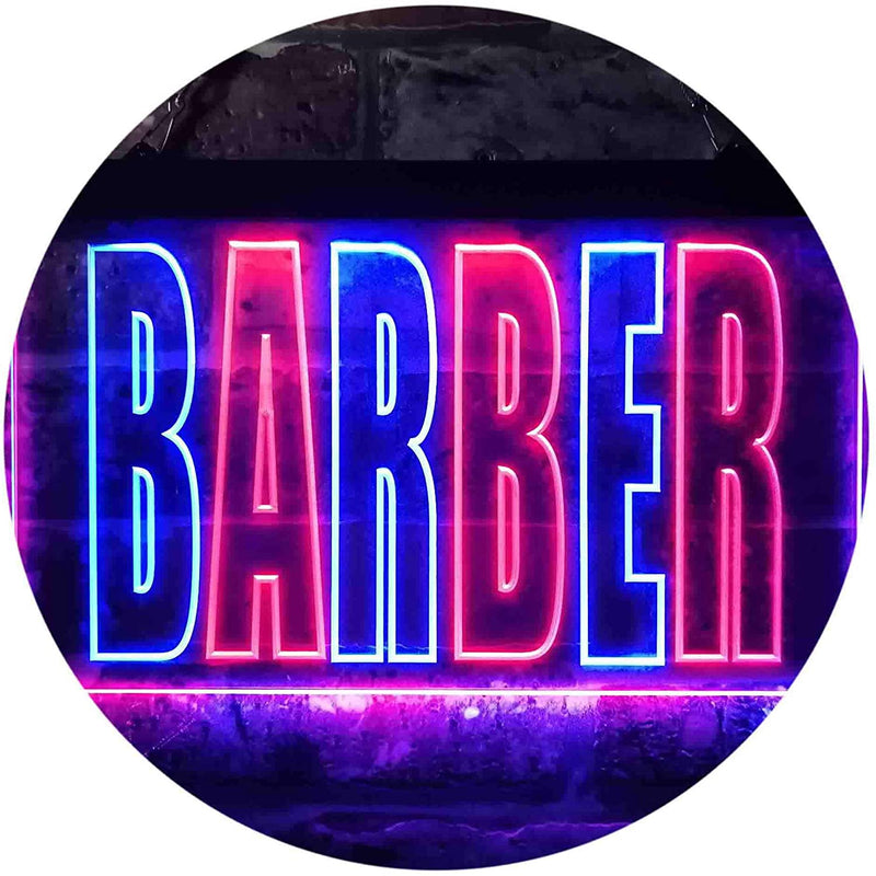 Barber LED Light Sign - LED Gift Works