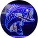 Bass Fish Cabin Decor Fishing Bait Store LED Light Sign - Way Up Gifts