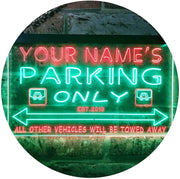 Personalized Parking Only LED Light Sign - LED Gift Works