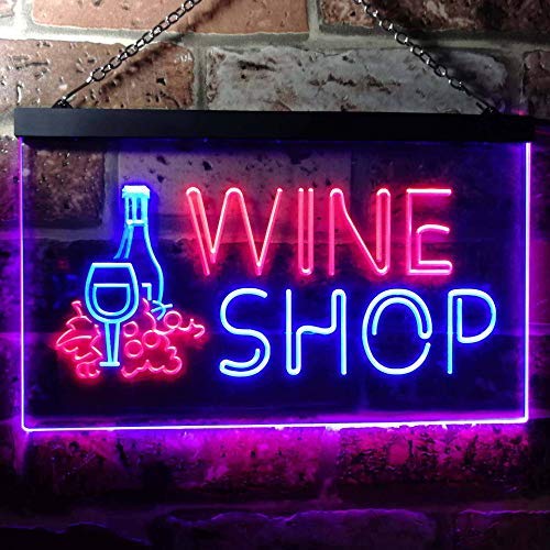 Wine Shop LED Light Sign - Way Up Gifts