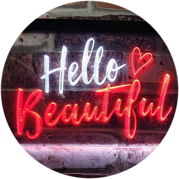 Hello Beautiful LED Light Sign - Way Up Gifts