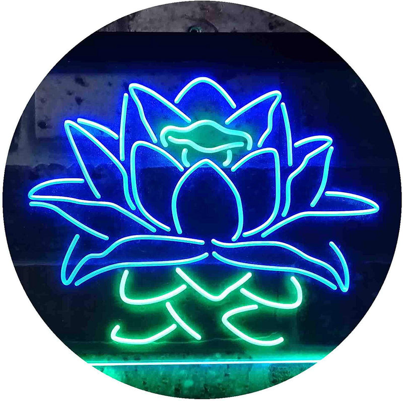 Lotus Flower LED Light Sign - LED Gift Works