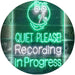 Quiet Please Recording in Progress Studio LED Light Sign - Way Up Gifts