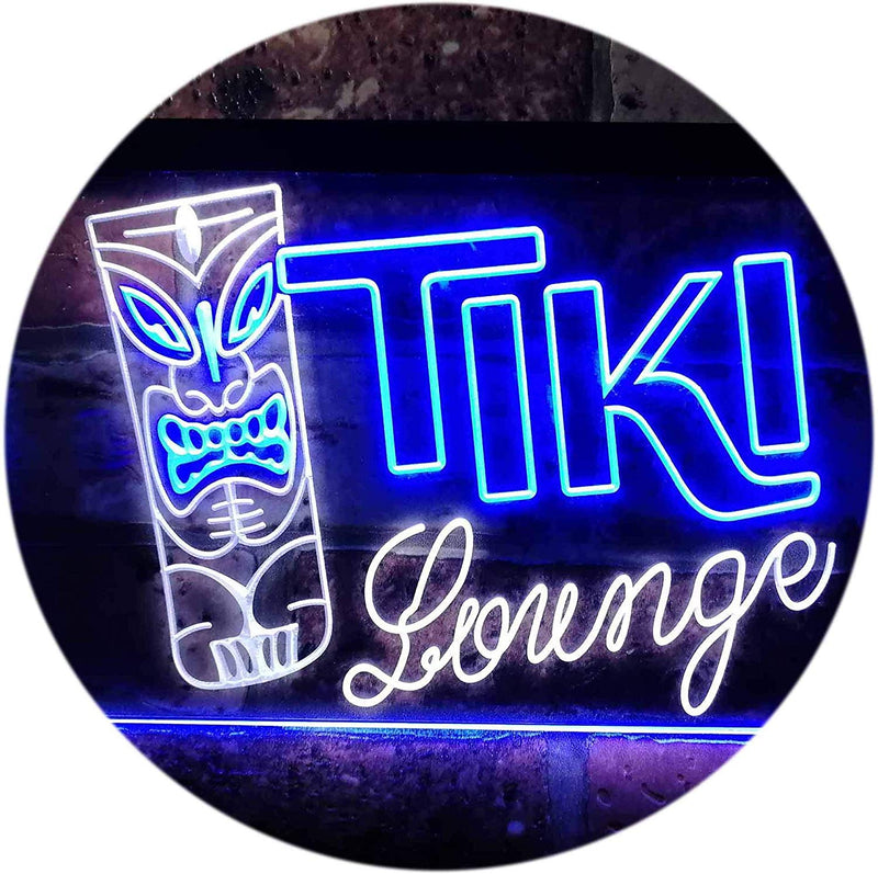 Bar Tiki Lounge LED Light Sign - LED Gift Works