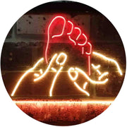 Foot Massage LED Light Sign - LED Gift Works