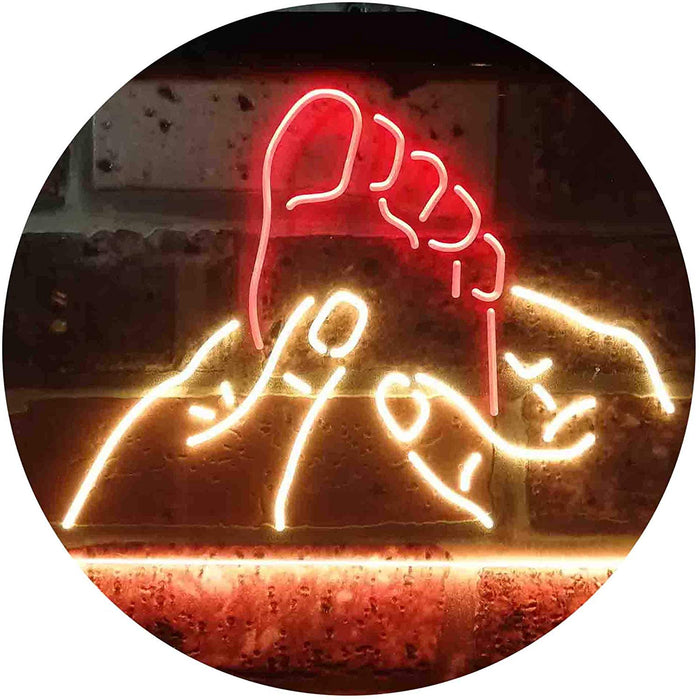 Foot Massage LED Light Sign - Way Up Gifts