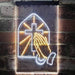 Christianity Cross Hands Praying LED Light Sign - Way Up Gifts