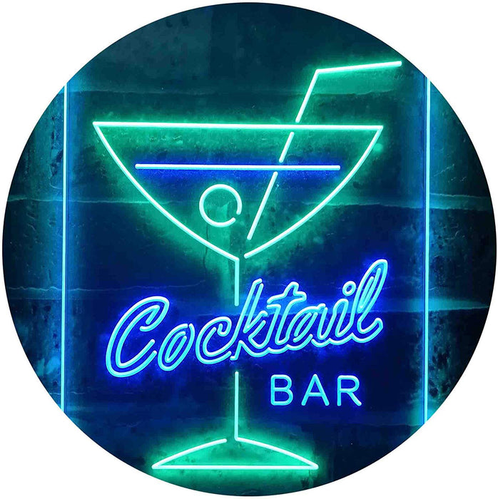 Cocktail Bar LED Light Sign - Way Up Gifts