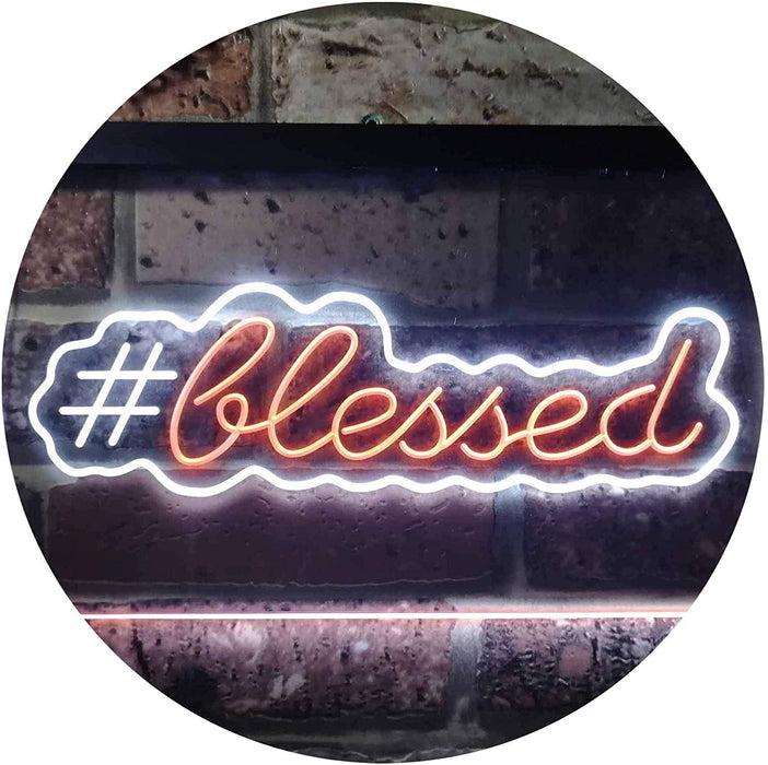 Hashtag Blessed LED Light Sign - Way Up Gifts